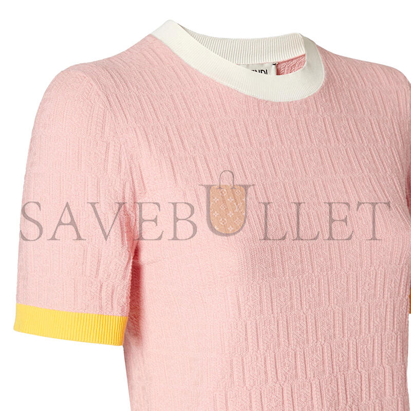 FENDI JUMPER LIGHT PINK FZXE94AW4SF1W0S